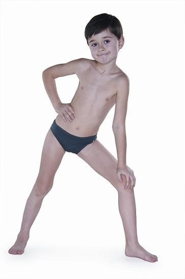 Kąpielówki basenowe dla chłopca SHEPA 011 czarne