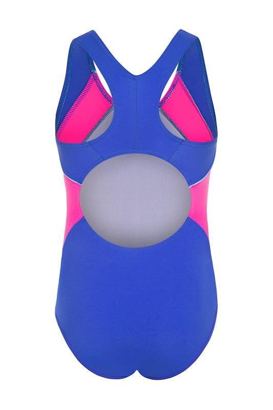 Kostium kąpielowy dla dziewczynek SHEPA 010 chabrowy