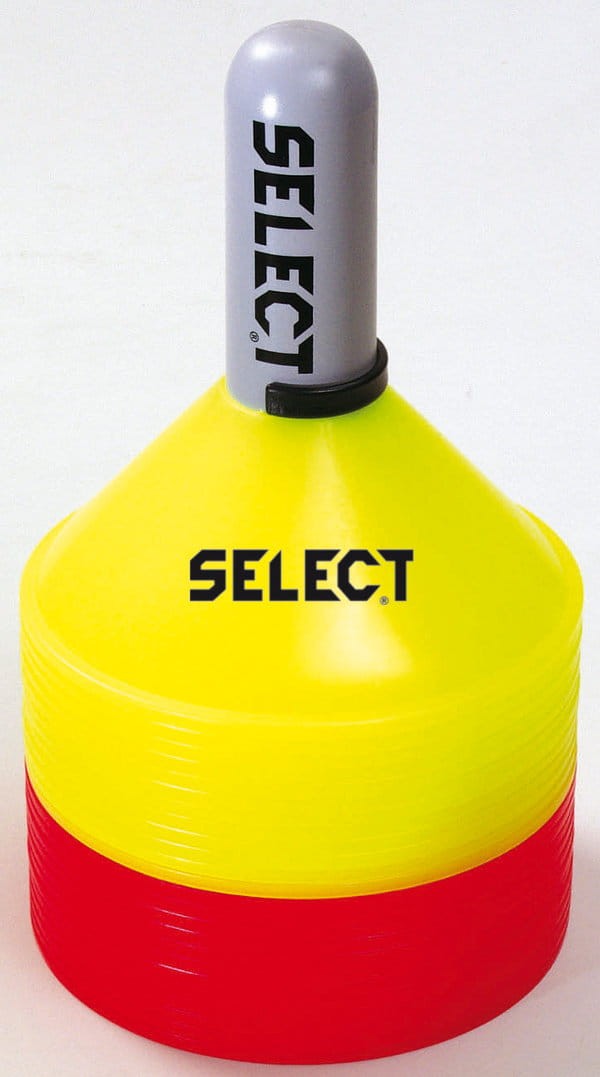 Stożki boiskowe treningowe SELECT zestaw 24 szt.