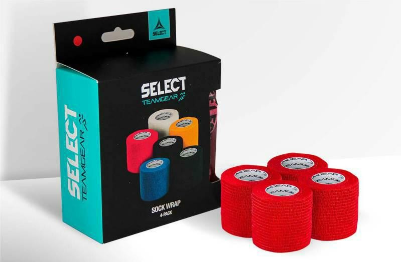 Taśma do getrów SELECT 5 cm zestaw 4 szt. czerwona