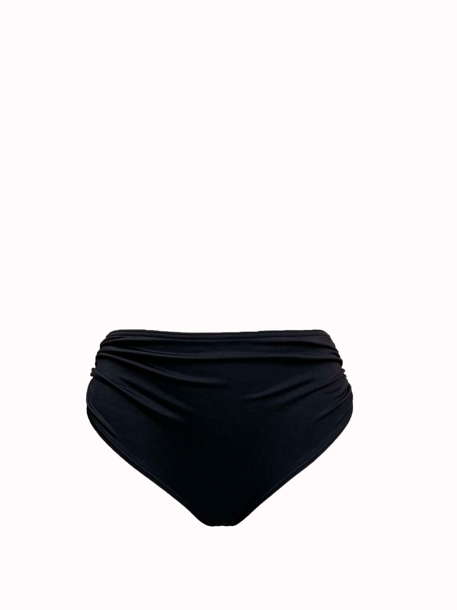 Figi wysoki stan damskie 095 B1 czarne